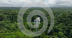 Tropical Waterfalls in the Philippines. Tinuy-an Falls in Bislig.