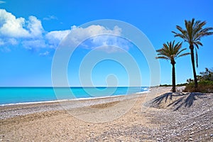 Tropicana beach in Alcossebre or Alcoceber photo