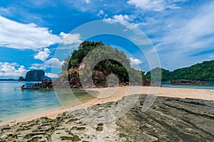 Tropics. Asia, beach on an island in Thailand