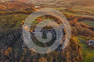 Trosky Castle is a castle ruin in Liberec Region in Bohemia Paradise