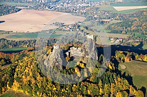 Trosky castle - fly photo