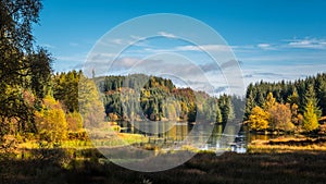 Trossachs National Park in Autumn photo