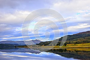 Trossachs Walk Landscape Scotland photo