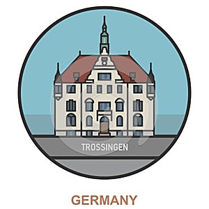 Trossingen. Cities and towns in Germany