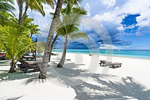 Trou aux biches, public beach at Mauritius islands, Africa