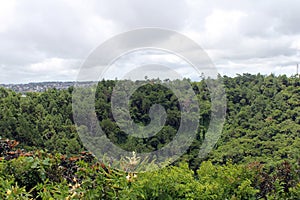 Trou aux Cerfs volcano, North Island, Mauritius