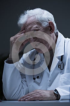 Troubled senior doctor