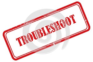 troubleshoot stamp on white background