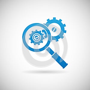 Troubleshooting Symbol Magnifying Glass