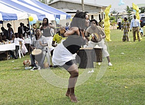 TROUPE ARTS FOR THE OPENING OF FRANCOPHONE GAMES