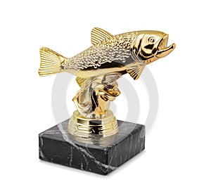 Trout fishing trophy