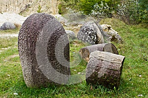 Trovant - concretion at Costesti in Romania 1