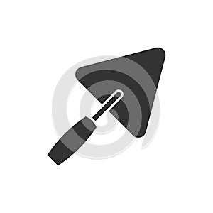 Trowel black icon