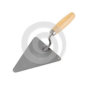 Trowel on isolated white background