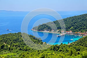 Trstenik town on Peljesac Peninsula, Croatia.