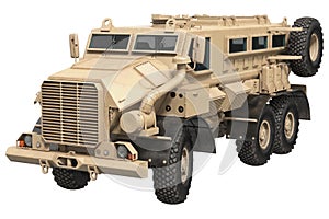Truck army beige vehicle