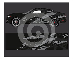 Car And Vehicle abstract racing graphic kit background for wrap and vinyl sticker photo