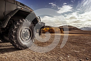 Truck car wheel offroad concept