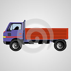 truck clipart illustration on white background