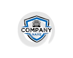 Premium Truck Company Logo Design.