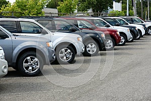 Truck at the dealership photo