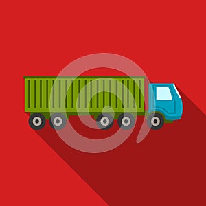 Truck delivery icon of vector illustration for web and mobile