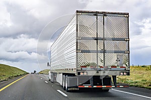 Truck driving on the interstates, California