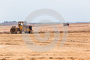 Truck Earthworks Platform Industrial Property Development