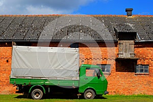 Truck at the farmyard