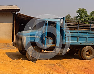 Truck with firewood