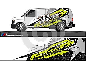 Truck graphics. Vehicles racing stripes background