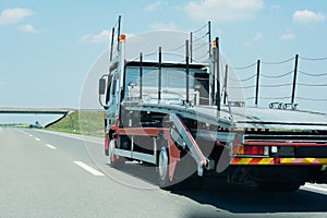 Truck on the high way