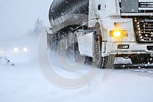 Truck on a highway