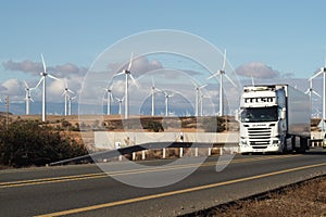 TRUCK ON HIGHWAY