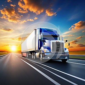 truck highway transportation shipping trailer trucking