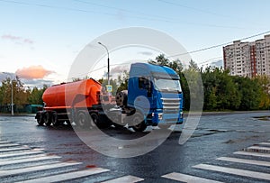 truck at the intersection