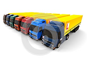 Truck learner driver fleet concept