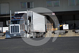 Truck loading photo