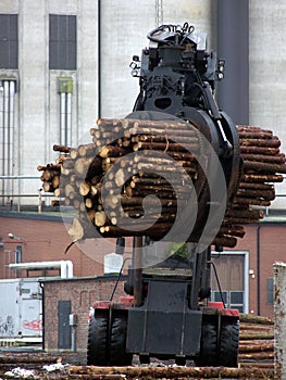 Truck Loading Timber