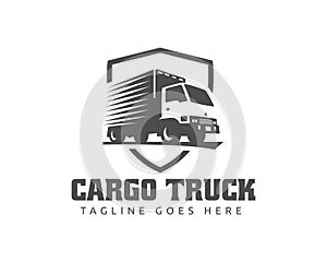 Truck Logo, cargo logo, delivery cargo trucks, Logistic logo