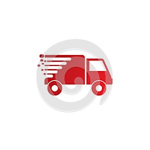 Truck logo template vector