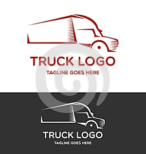 Truck Logo Vector photo