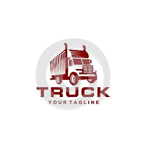 Truck logo vector stock image Vector Template