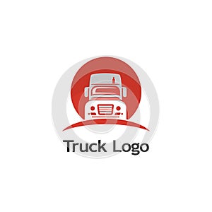 Truck logo vector stock image Vector Template