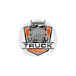 Truck logo vector stock image Vector Template