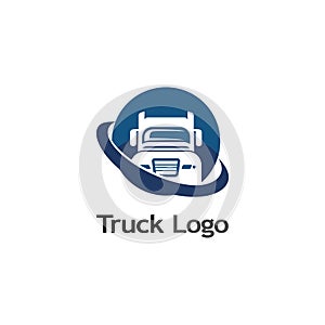 Truck logo vector stock image Vector Template