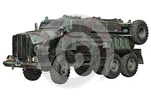 Truck military armored car