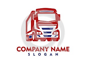 truck modern company logo