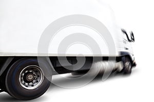 Truck and motion blur