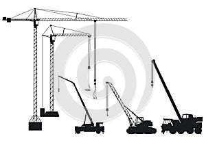 Truck-mounted crane and crane